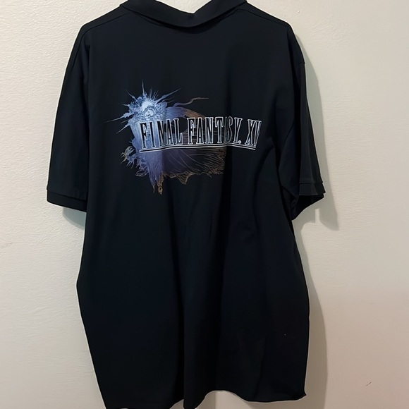 Men’s Final Fantasy XV Logo Graphic Polo Shirt Size 3X (EXCELLENT) - Picture 4 of 6